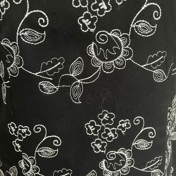 Shift Dress Black/White Made in Canada by Jolibel Size 10 - Picture 7 of 9